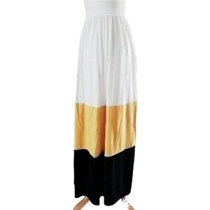 ASOS COLOR BLOCK STRETCH MAXI SKIRT SZ 14